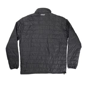 Eibach Black Puffer Jacket - White Chest Logo