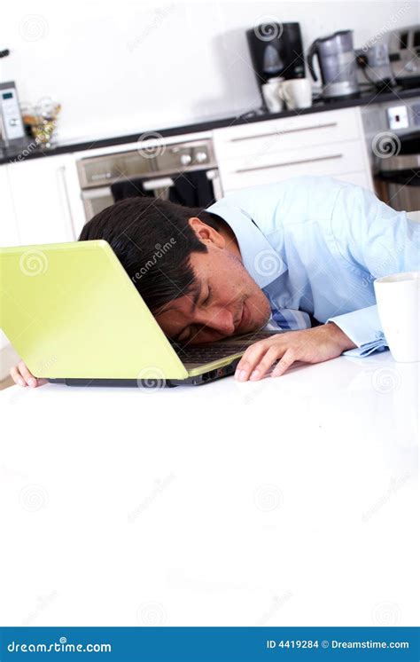 Tired of working stock photo. Image of sleep, fall, fallen - 4419284