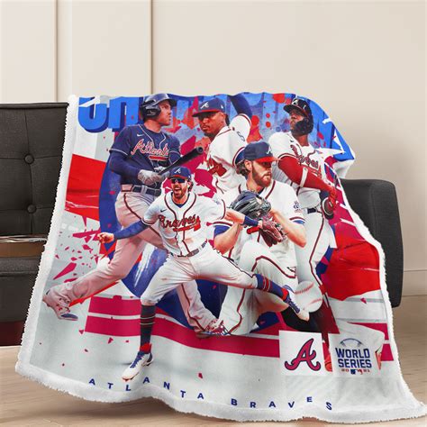 Atlanta Braves Team 2021 World Series champions Blanket - Bluecatstore ...