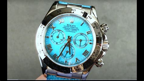 Rolex Cosmograph Daytona "Daytona Beach" Blue Dial 116519 Rolex Watch Review