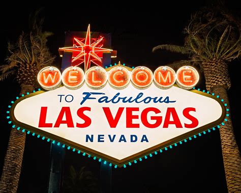 Welcome to Fabulous Las Vegas Sign at Night - Etsy