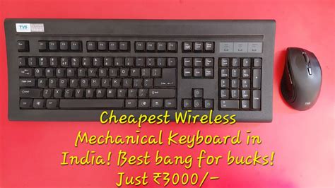 TVS platina Wireless Mechanical keyboard mouse combo Long term honest ...