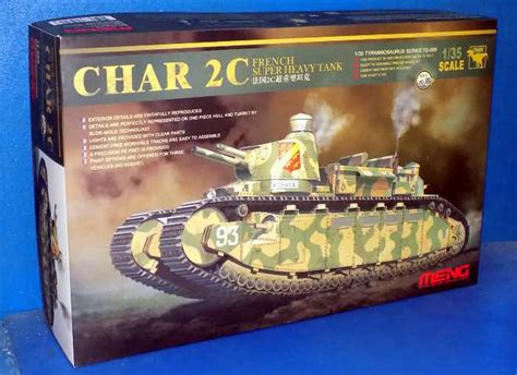 Armour Meng Model TS-009 1/35 French super heavy tank Char 2C Models ...