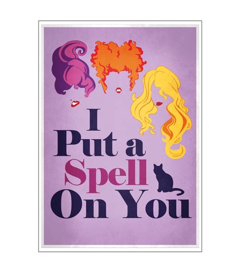 Hocus Pocus Movie Poster Print I Put a Spell On You | Etsy