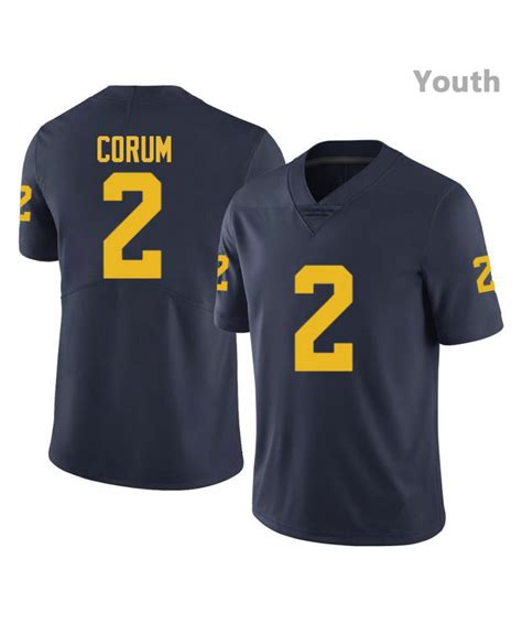 Michigan Wolverines 2 Blake Corum Men's Jersey - Navy