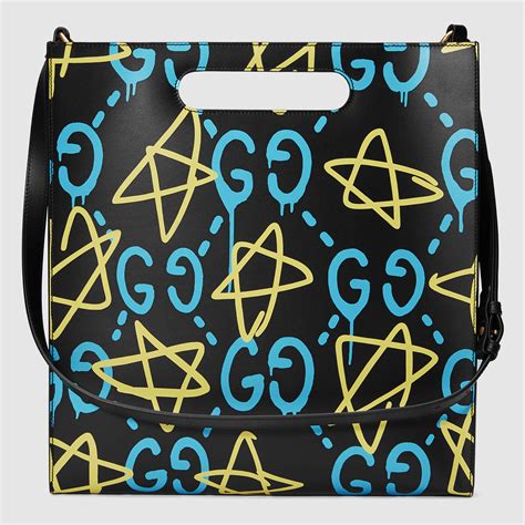 Lyst - Gucci Ghost Graffiti Tote Bag