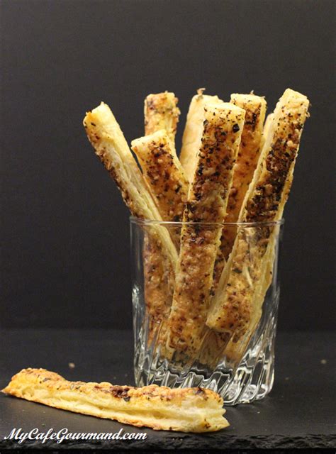 Easy Puff Pastry Cheese Sticks - My Café Gourmand