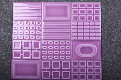 12X18cm Lavender/Purple Color Pattern Tiles Flower Wall Tiles Decoration Wall Tiles Home Design ...