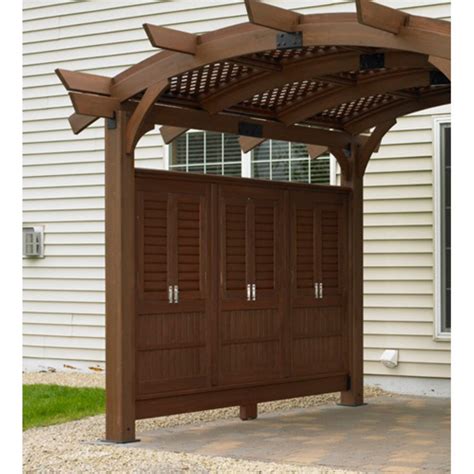 Outdoor GreatRoom Privacy Wall for Sonoma Arched Pergola - Walmart.com