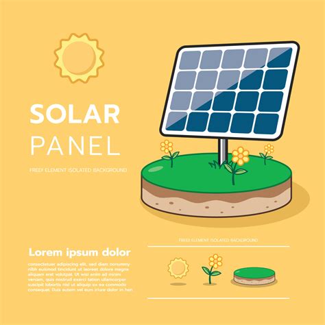 Solar panels, the energy source of the future, icon,cartoon vector design, isolated background ...