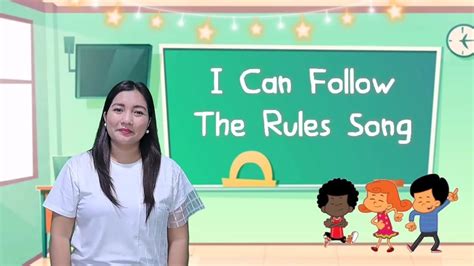 I Can Follow The Rules Song || Music For Classroom Management || Children Song - YouTube