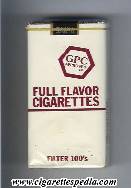 GPC (design 1) Approved Full Flavor Cigarettes (Filter) L-20-S - USA - Cigarettes Pedia