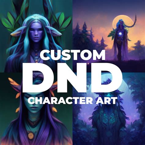 Custom DND Character Art AI Generated - Etsy