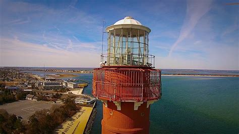 Long Beach Island Lighthouse aerial photo #lbi #lighthouse # ...