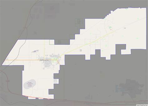 Map of California City - Thong Thai Real