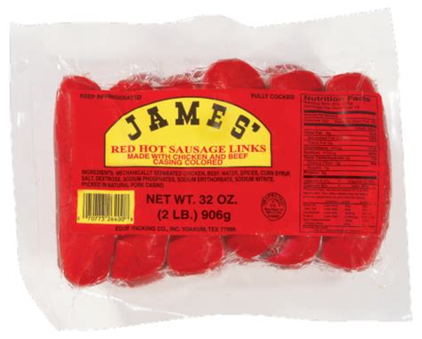 James' Red Hot Sausage Links, 32 oz - Kroger