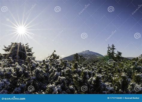 Snezka, or Sniezka - the Highest Mountain of Czech Republic, Giant Mountains - Krkonose National ...