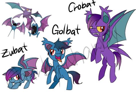 Zubat Evolution Line Pony Adoptables - CLOSED by charbycharby on DeviantArt