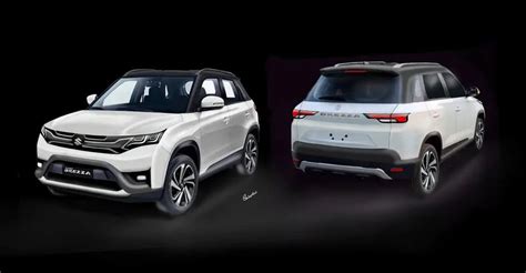 Upcoming 2022 Maruti Suzuki Vitara Brezza rendered