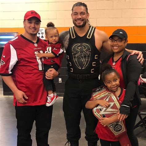 WWE Superstar Roman Reigns (Leati Joseph Anoa'i) with his cousin Lance ...