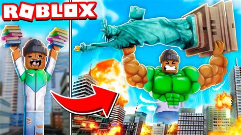 ROBLOX STRONGMAN SIMULATOR... - YouTube