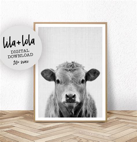 Art & Collectibles farmhouse print instant download cow wall art ...