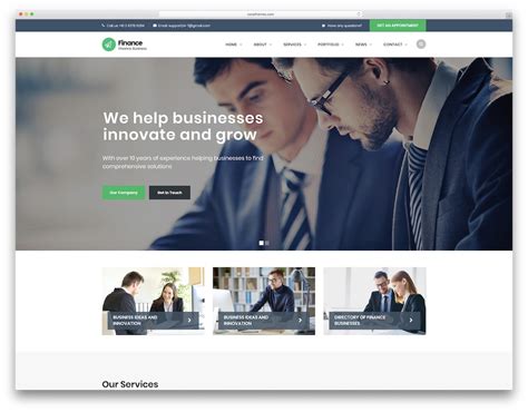 Consulting Firm Website Template