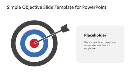 Simple Objective Slide Template for PowerPoint