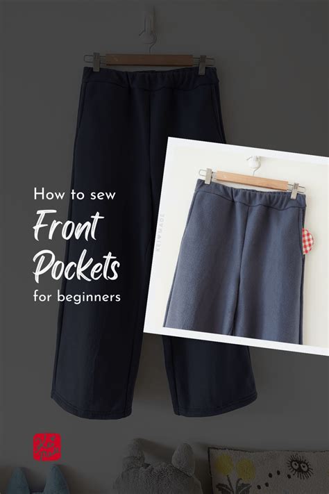 How to sew front pockets on pants (for beginners) - KeiMade Blog - Arts ...