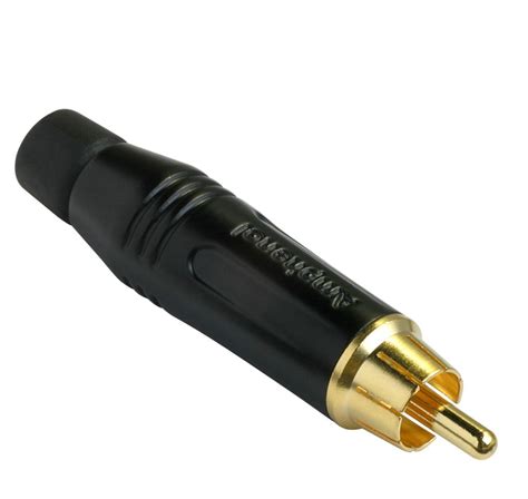 Amphenol Black Cable Mount RCA Plug, Gold - RS Components Vietnam