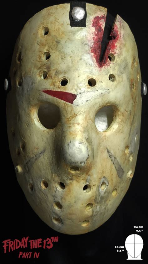 Jason Voorhees: Friday the 13th Part 4 Mask the Final Chapter | Etsy