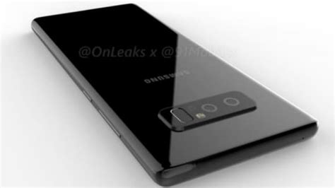 Samsung Galaxy Note 8 Renders Leaked Alongside Video, Dual Rear Camera ...