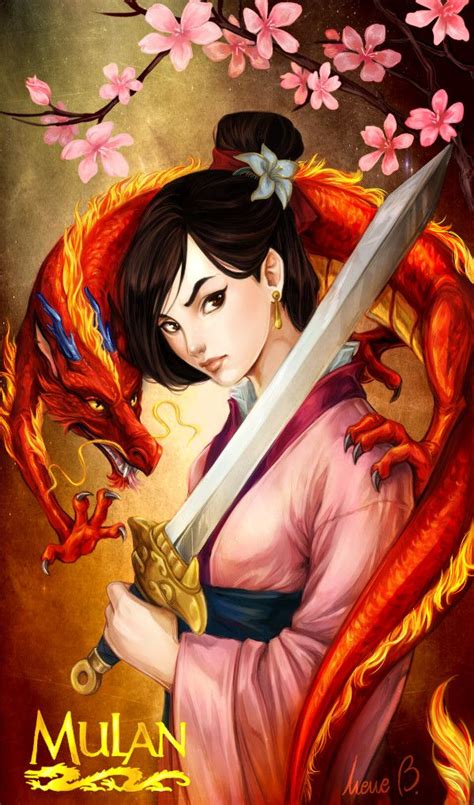 Mulan with Mushu the dragon Disney Pixar, Walt Disney, Mulan Disney ...