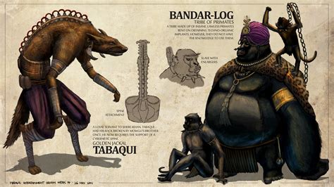 The Jungle Book - Tabaqui + Bandar-Log by freakyfir on DeviantArt