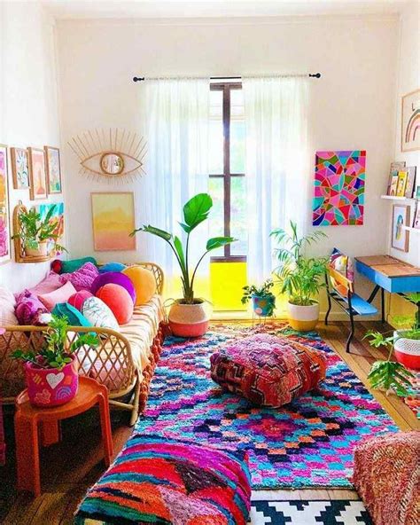 Boho living room ideas – colorful and vibrant interior designs