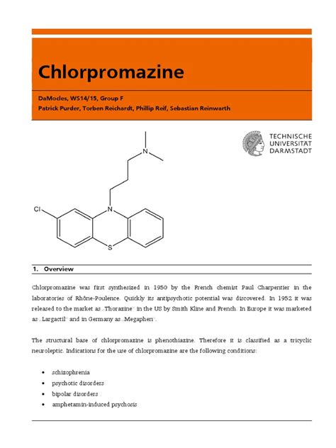 Chlorpromazin | PDF