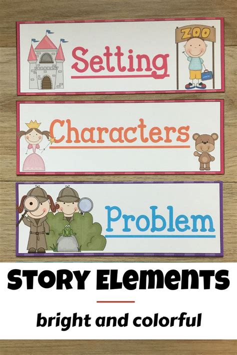 More Story Element Posters! | Writing center activities, Writing center kindergarten, Story ...