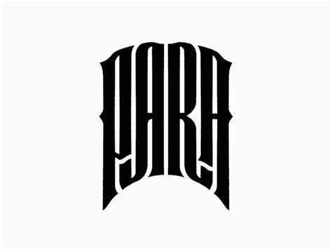 PARA logotype design by @anhdodes by Anh Do - Logo Designer on Dribbble