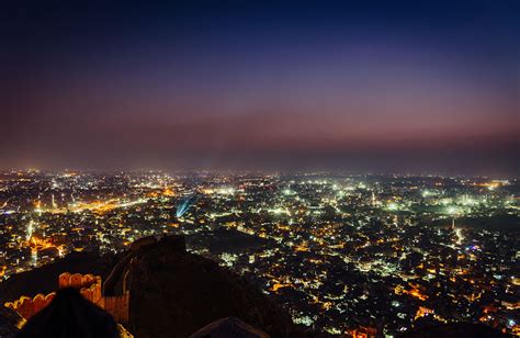 Nahargarh Fort At Night