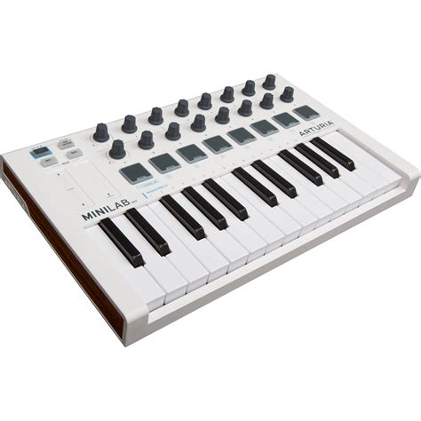 Arturia MiniLab MkII Portable USB-MIDI Controller (White) 230501