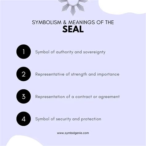 Seal: Symbolism, Meanings, and History - Symbol Genie