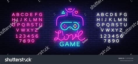 Video Games Vector Conceptual Logo Love Stock Vector (Royalty Free ...