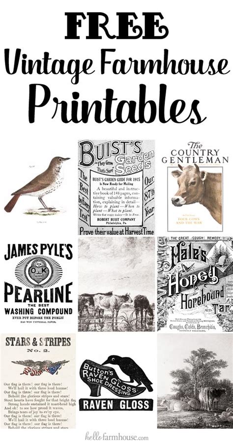 Free Printable Printable Farmhouse Signs