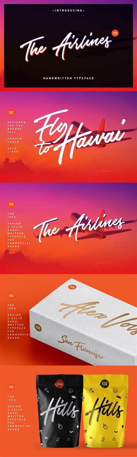 The Airlines Font. Download here: https://graphicriver.net/item/the-airlines/17386217?ref=ksioks ...