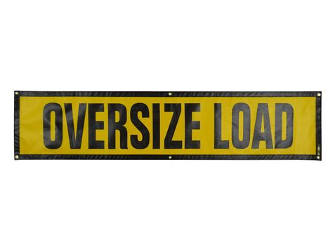 Grommet Oversize Load Sign – Oversize Warning Products