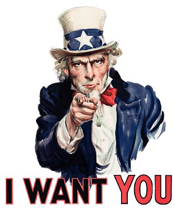 I Want You Uncle Sam Poster transparent PNG - StickPNG