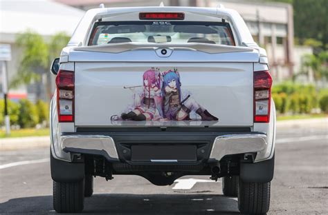 Anime Girls Tailgate Vinyl Wrap Full Color Graphics Truck | Etsy