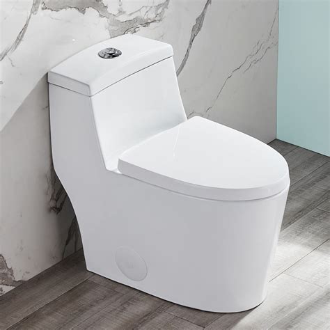 DeerValley DV-1F52636 Dual Flush Standard Elongated One Piece Toilet ...