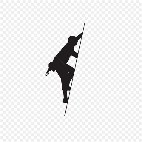 Rock Climber Silhouette PNG Images, Cliff Rock Climber Silhouette Illustration, Rock Climbing ...