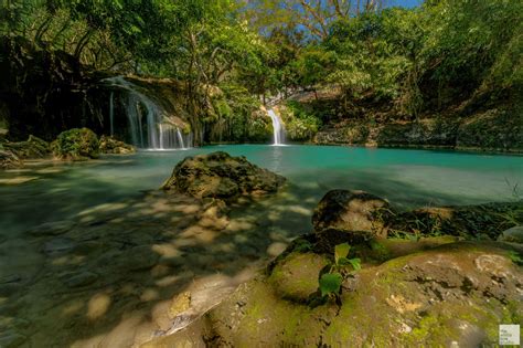 [OC] Waterfalls at Bolinao, Pangasinan, Philippines [2048X01365] : r/EarthPorn